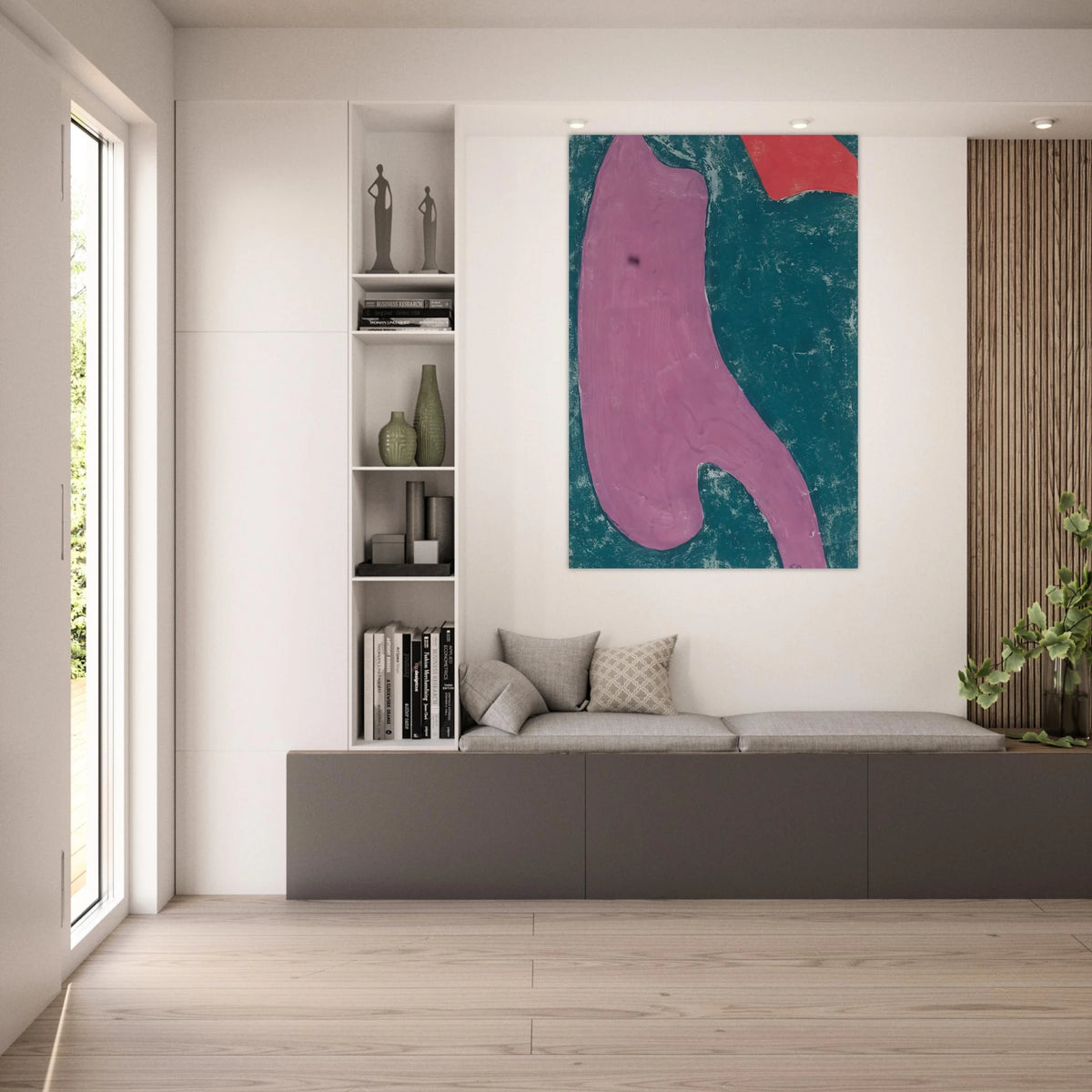 Etude de tissu - 1946 - Serge Poliakoff Art Prints - 100x150 cm / 40x60″ inches | Serge Poliakoff Poster | Serge Poliakoff Prints