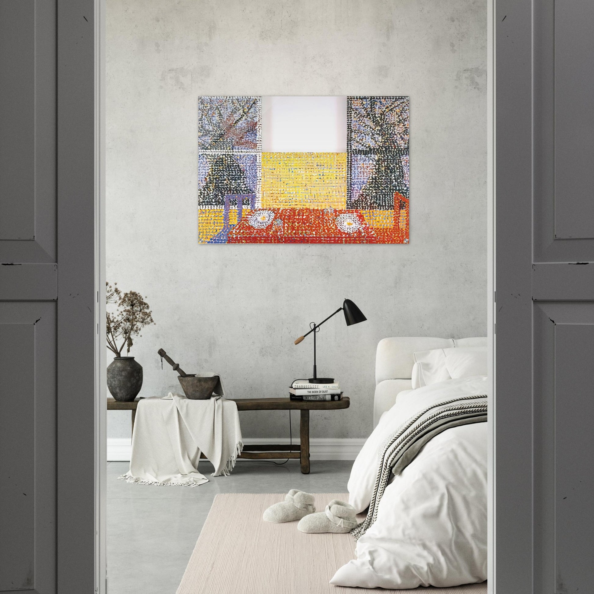 Table - 2001 - Jennifer Bartlett Acrylic Print - 70x100 cm / 28x40″ inches