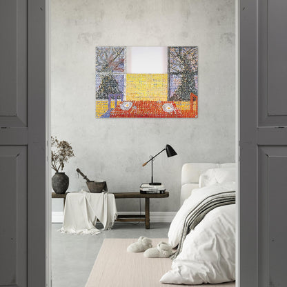 Table - 2001 - Jennifer Bartlett Acrylic Print - 70x100 cm / 28x40″ inches