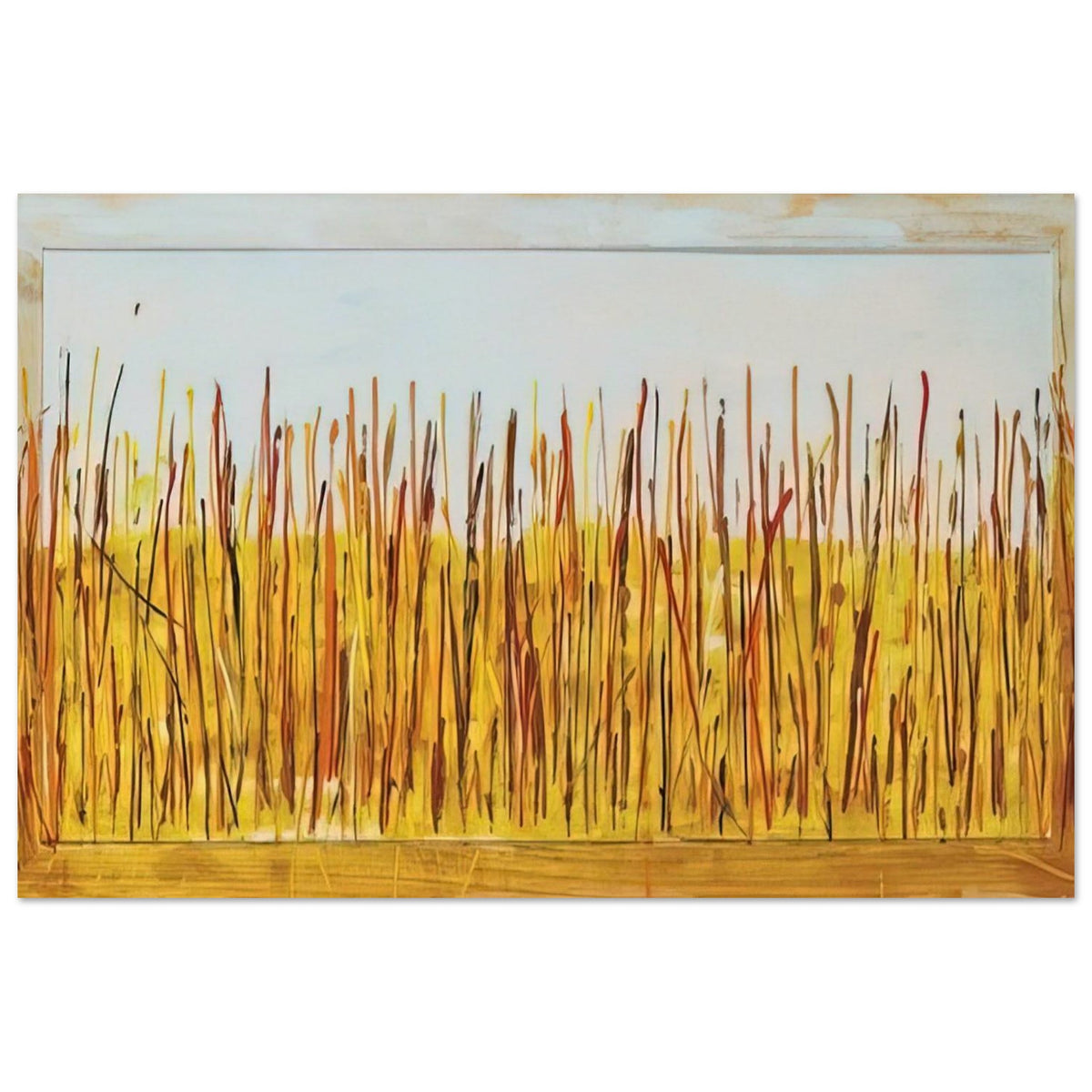 Campo di grano - 1984 - Mario Schifano Art Prints - 100x150 cm / 40x60″ inches | Mario Schifano Poster | Mario Schifano Prints