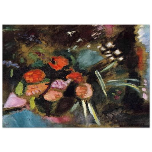 FLOWERS 1906 - Henri Matisse Brushed Aluminum Print - 70x100 cm / 28x40 inches | Henri Matisse Aluminum Print | Henri Matisse Prints