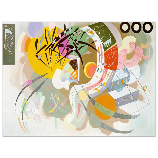 Wassily Kandinsky - DOMINANT CURVE 1936  75x100 cm / 30x40inches Fine Art Poster