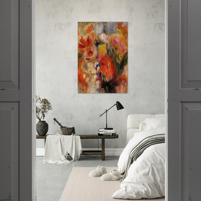Flower Study - Pierre-Auguste Renoir Brushed Aluminum Print - 70x100 cm / 28x40 inches | Pierre-Auguste Renoir Aluminum Print | Pierre-Auguste Renoir Prints