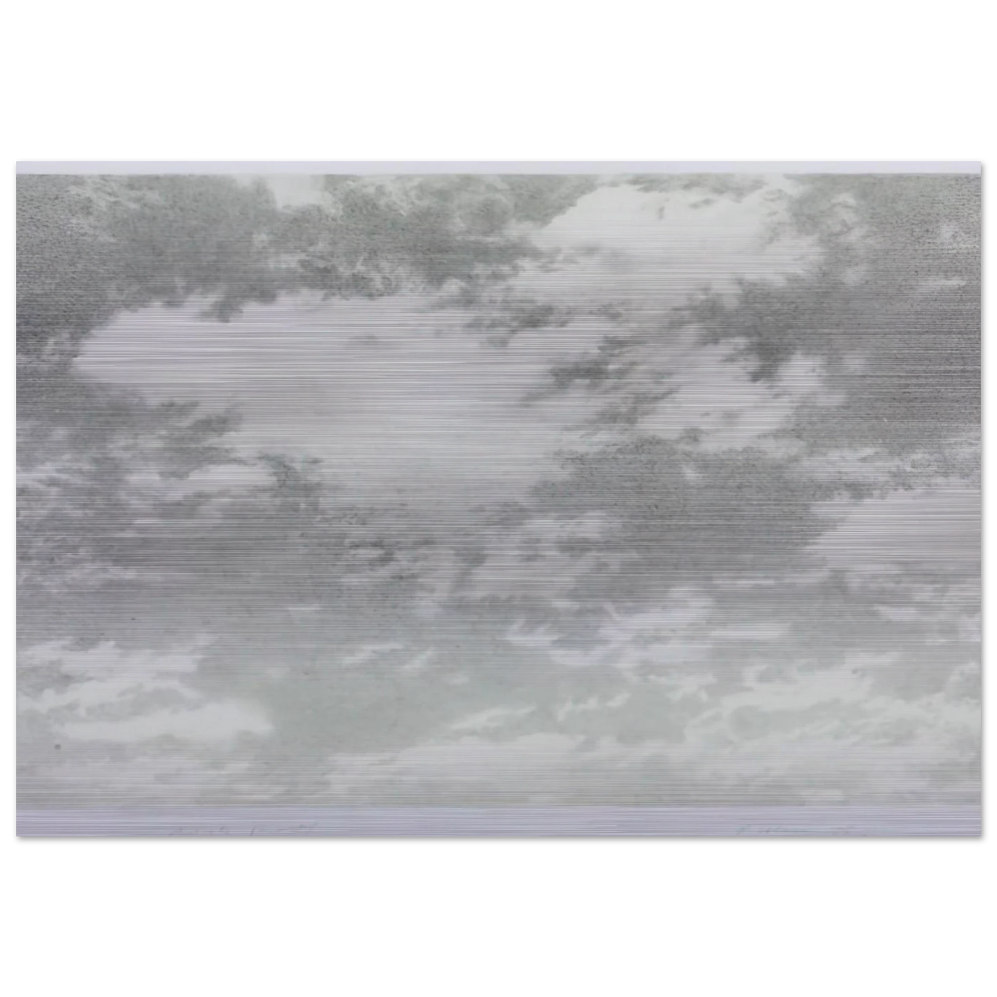 SKY 1975 - Vija Celmins Brushed Aluminum Print - 70x100 cm / 28x40 inches | Vija Celmins Aluminum Print | Vija Celmins Prints