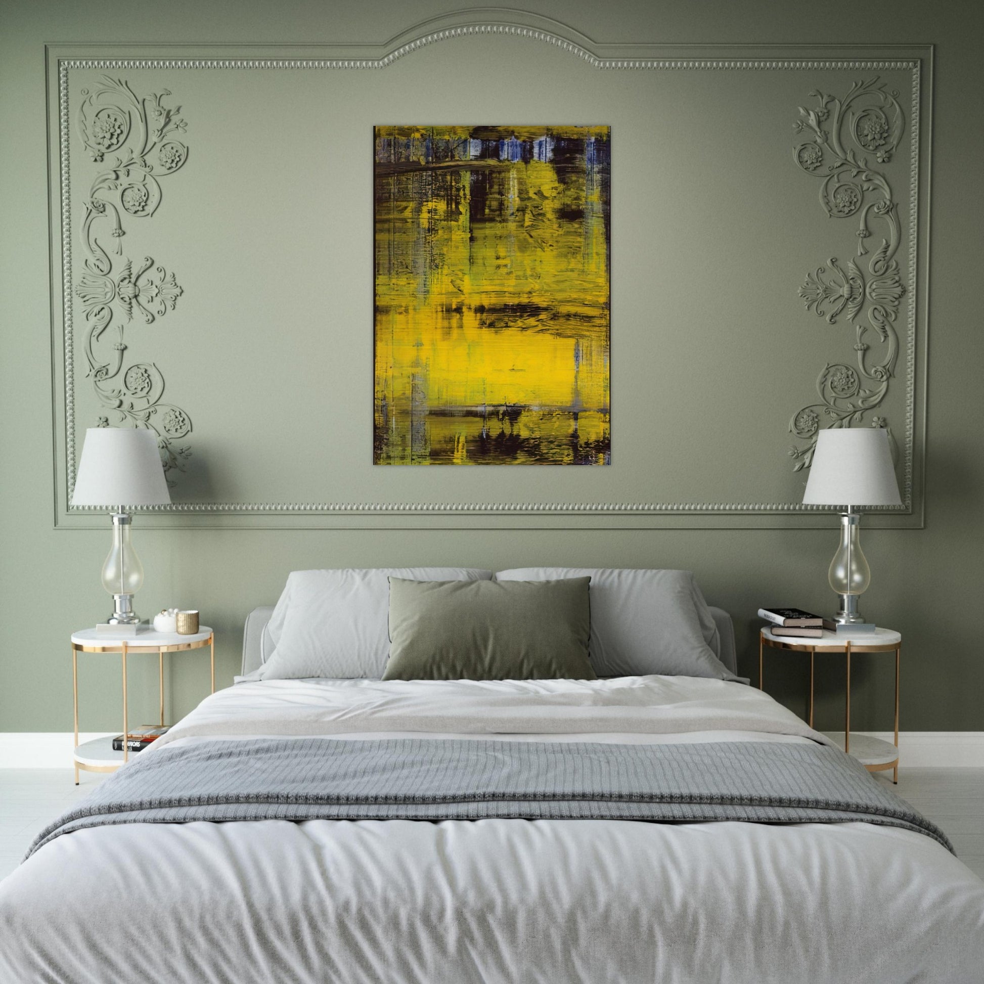 ABSTRACT PAINTING NO 809 3 - Gerhard Richter Brushed Aluminum Print - 70x100 cm / 28x40 inches | Gerhard Richter Aluminum Print | Gerhard Richter Prints