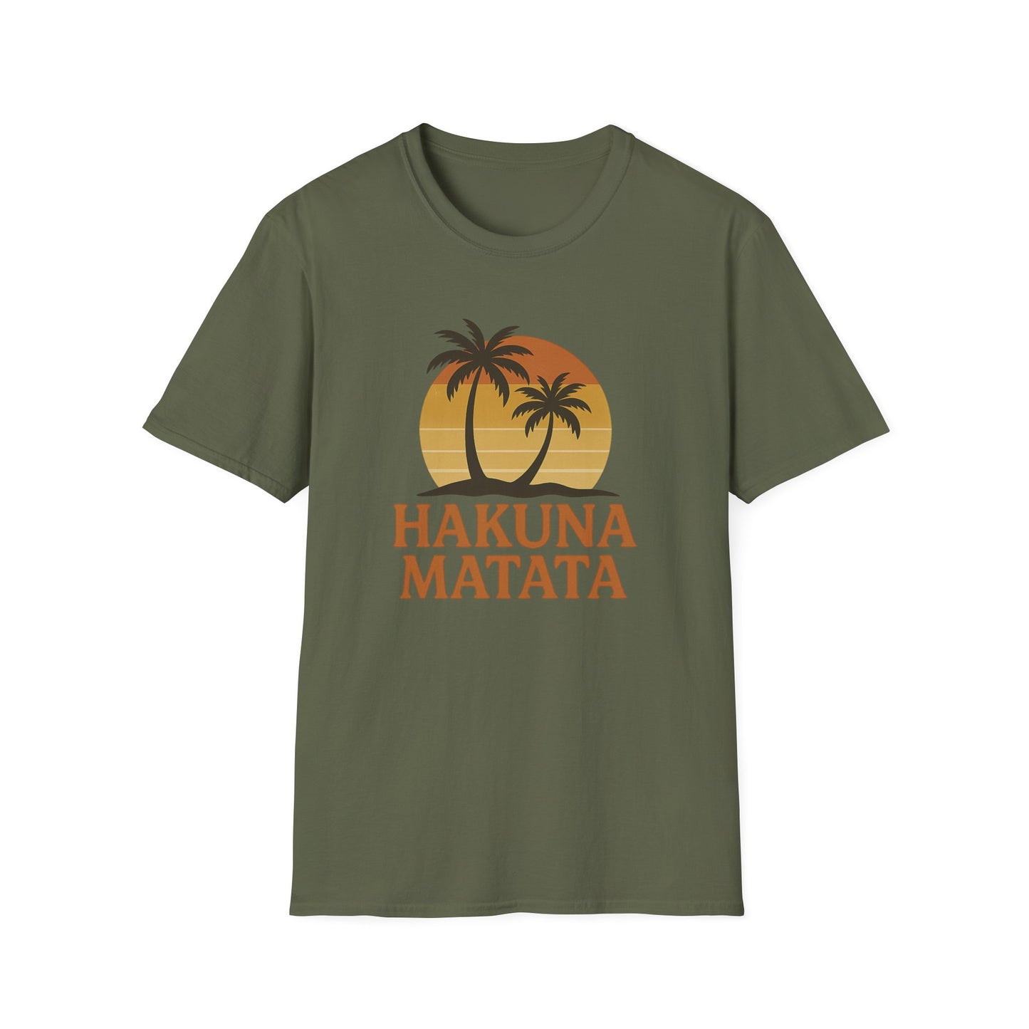 Camiseta con gráfico retro de Hakuna Matata, camiseta con vibra positiva "No Worries", camiseta vintage inspirada en los 90, camiseta con frase "Siéntete bien", regalo unisex