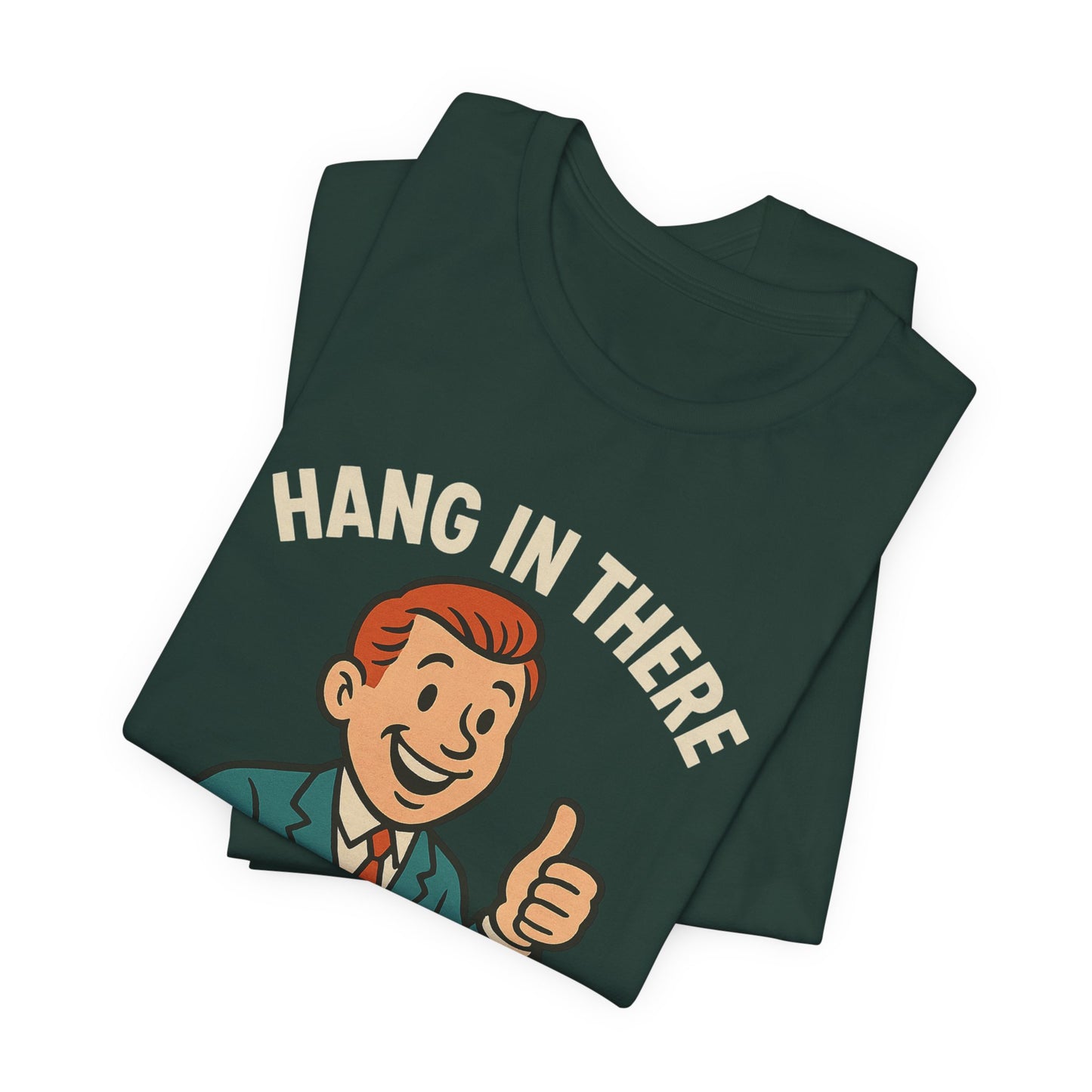 Camiseta divertida con cita sarcástica "Aguanta, que empeora", humor negro, camiseta gráfica divertida.