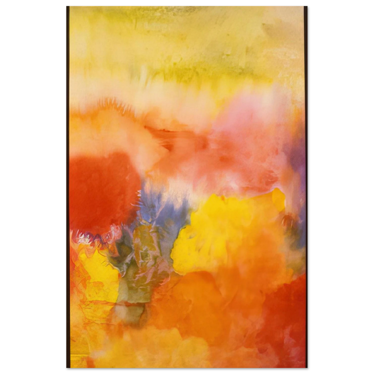 Abundance In The Garden - 1992 - Ronnie Landfield Art Prints - 100x150 cm / 40x60″ inches | Ronnie Landfield Poster | Ronnie Landfield Prints