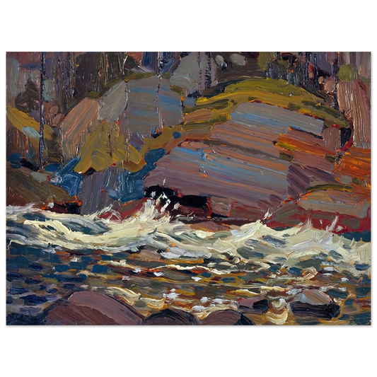 Tom Thomson - SWIFT WATER 1916  75x100 cm / 30x40inches Fine Art Poster