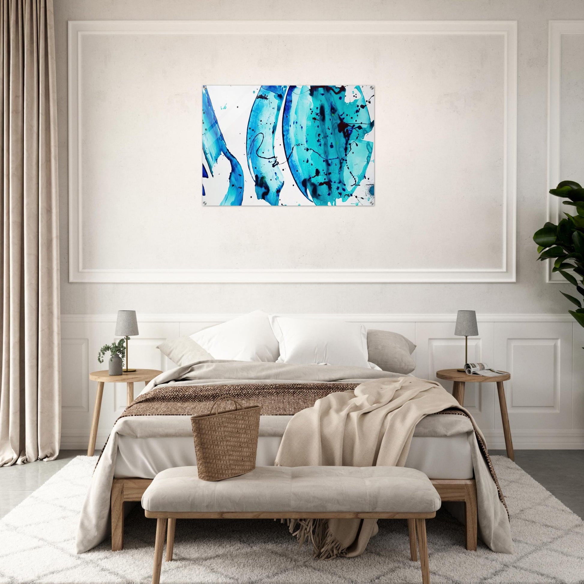 Untitled - Sam Francis Acrylic Print - 70x100 cm / 28x40″ inches