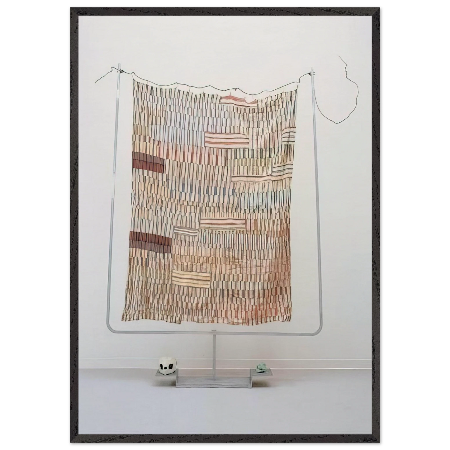 RAINBOW HARP 1985 - Robert Rauschenberg 70x100 cm / 28x40 inches Framed Art Print – Black Wooden Frame