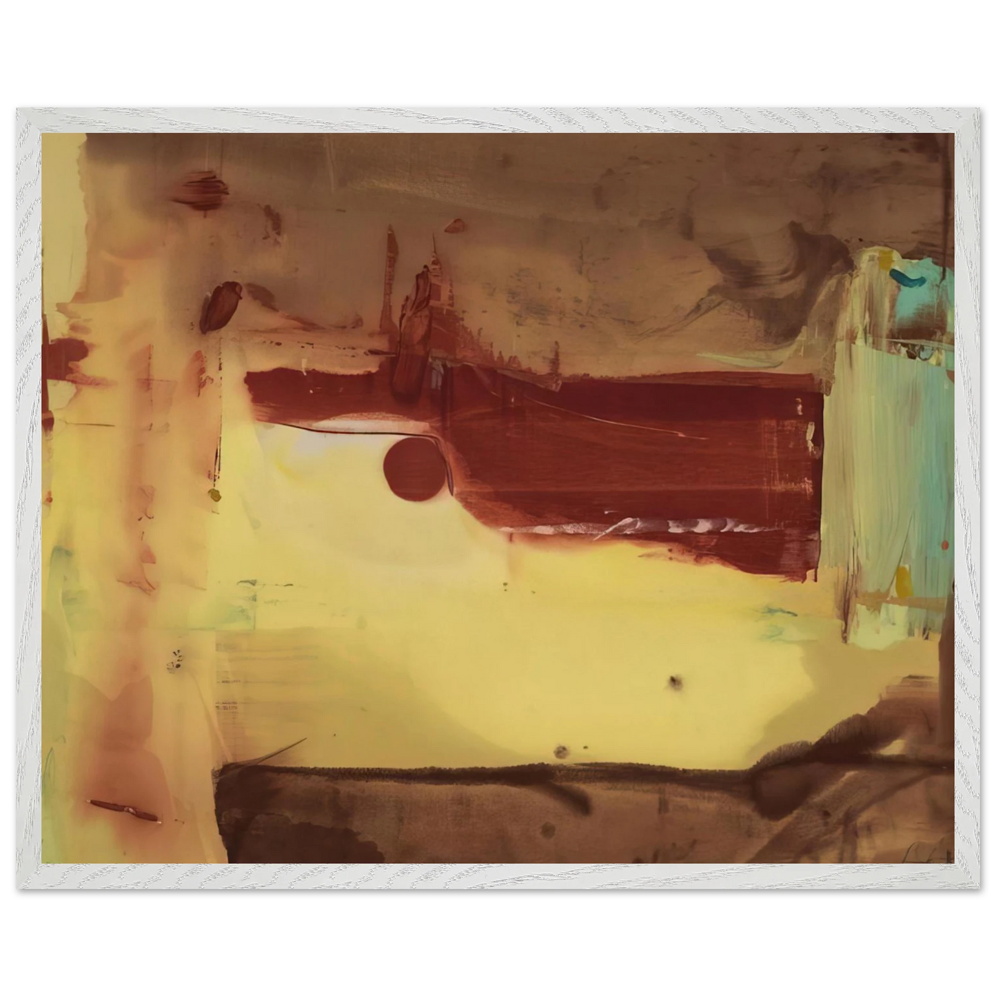 Helen Frankenthaler - Desert Pass - 1976 Wall art - 50x70 cm / 20x28 inches - Fine Art Poster-canvas - -