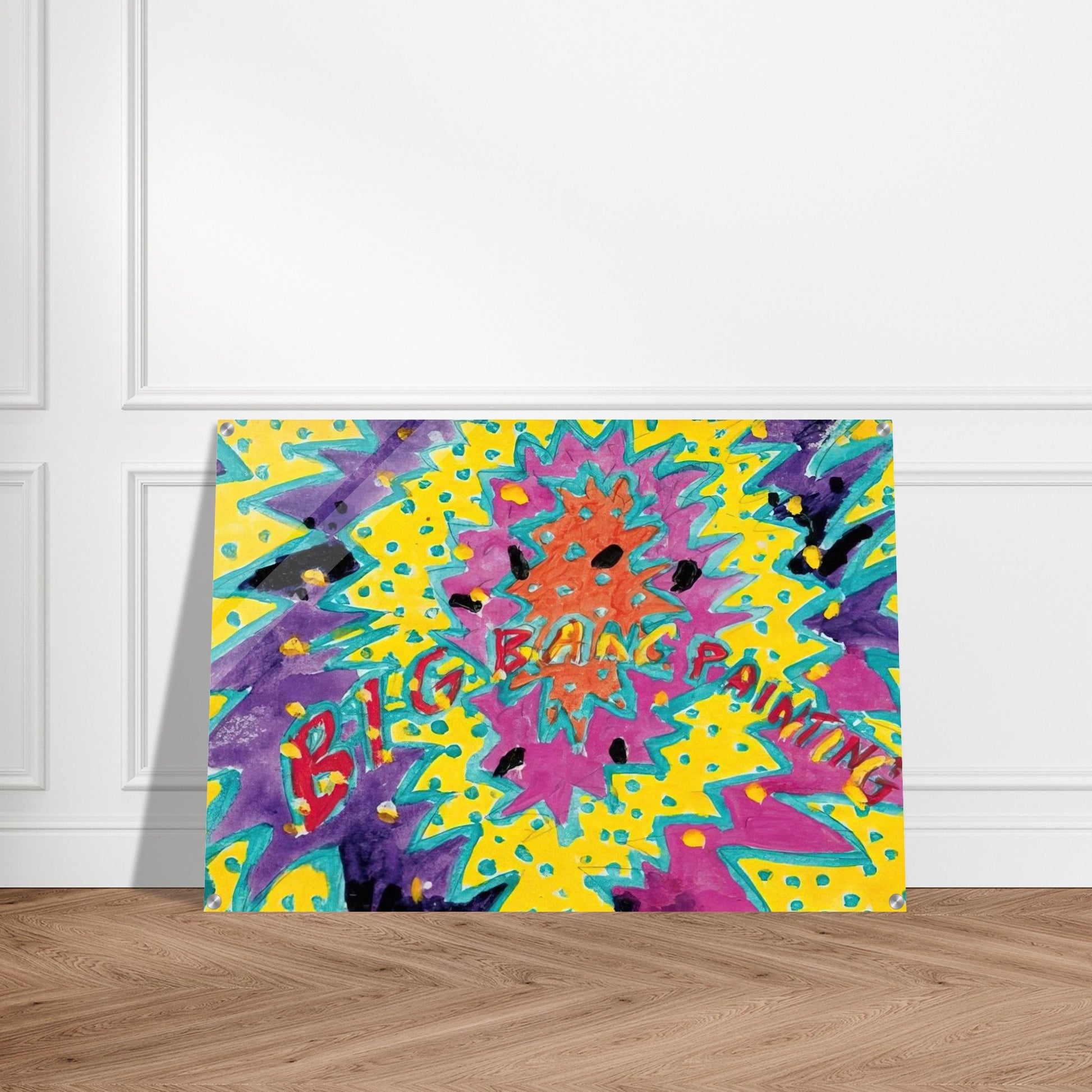 Big Bang Painting - 1988 - Paul Thek Acrylic Print - 70x100 cm / 28x40″ inches
