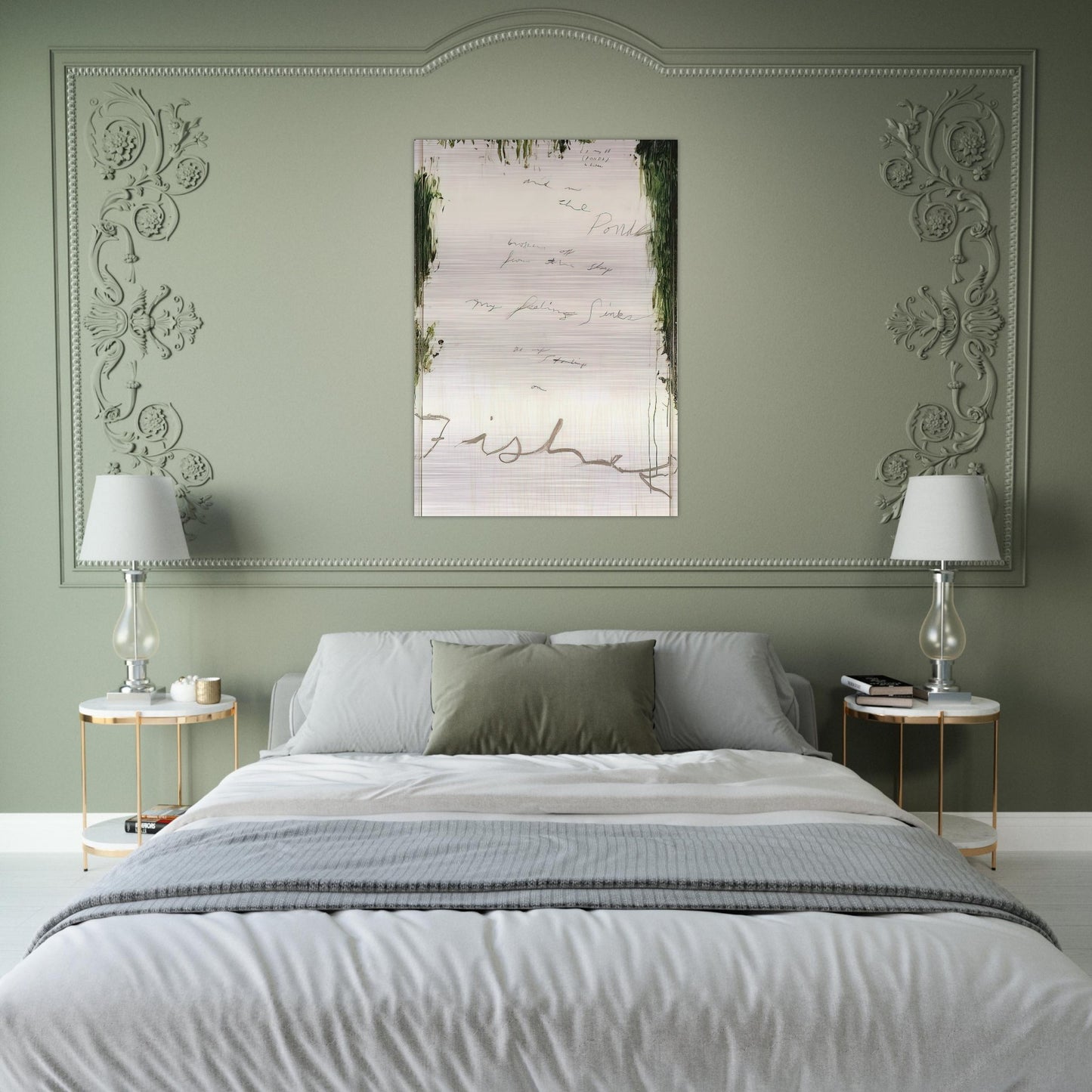Untitled Part I - Cy Twombly Brushed Aluminum Print - 70x100 cm / 28x40 inches | Cy Twombly Aluminum Print | Cy Twombly Prints