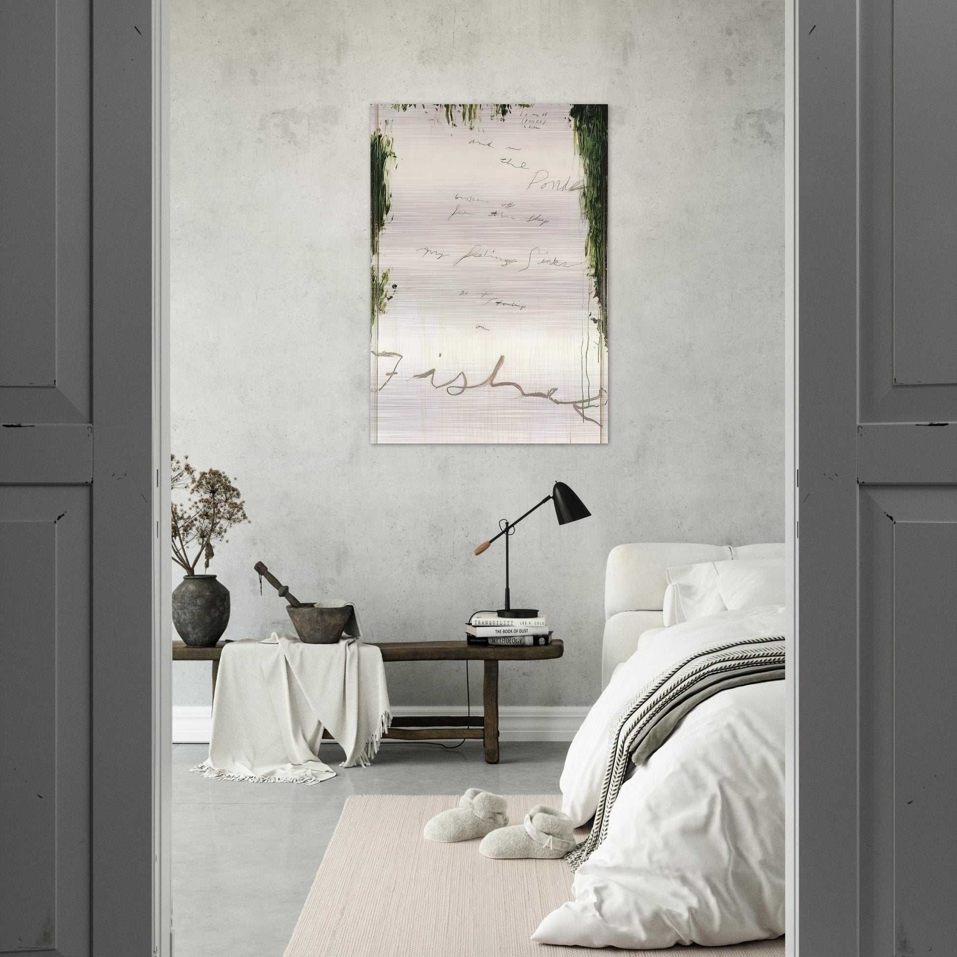 Untitled Part I - Cy Twombly Brushed Aluminum Print - 70x100 cm / 28x40 inches | Cy Twombly Aluminum Print | Cy Twombly Prints