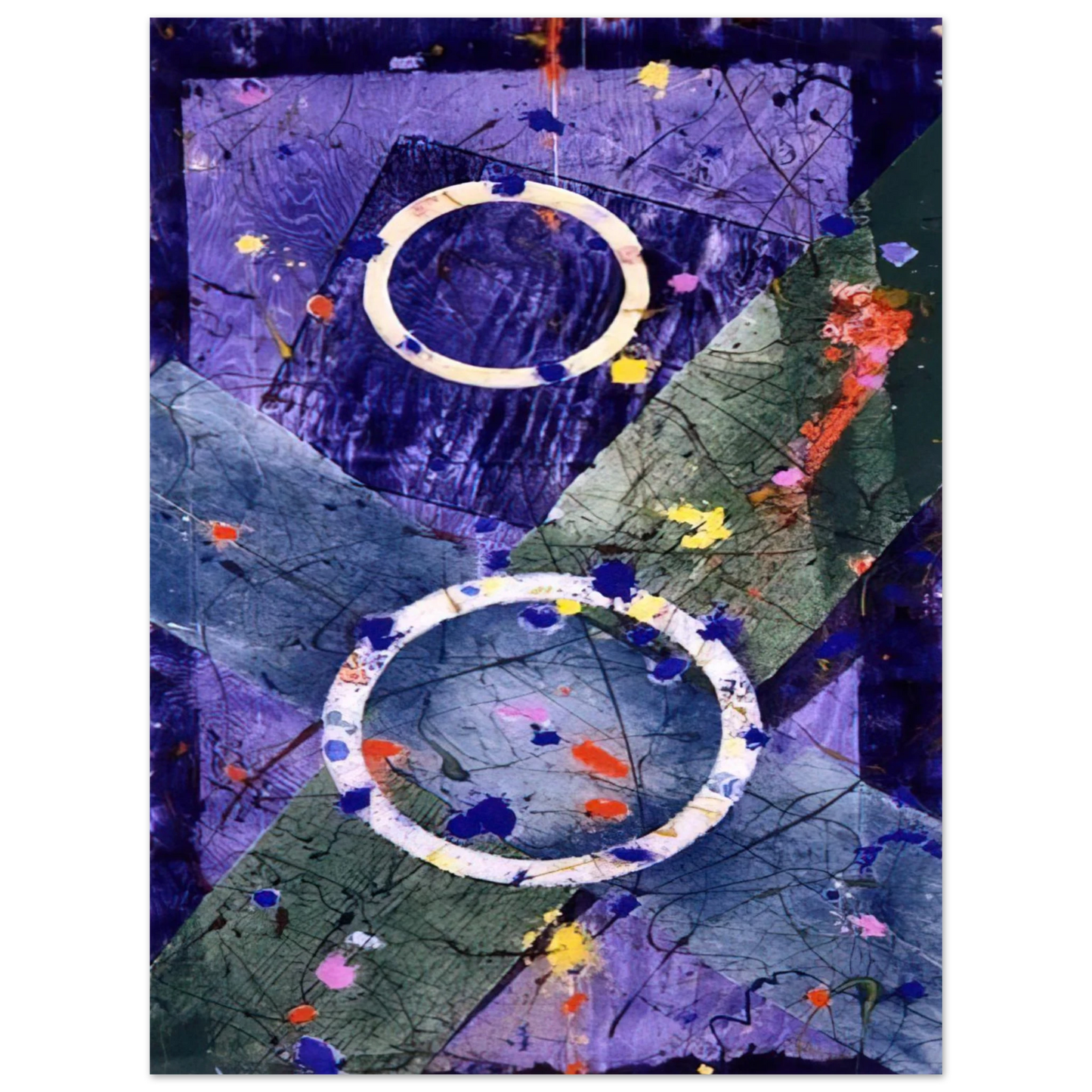 Sam Francis - Decent  75x100 cm / 30x40inches Fine Art Poster