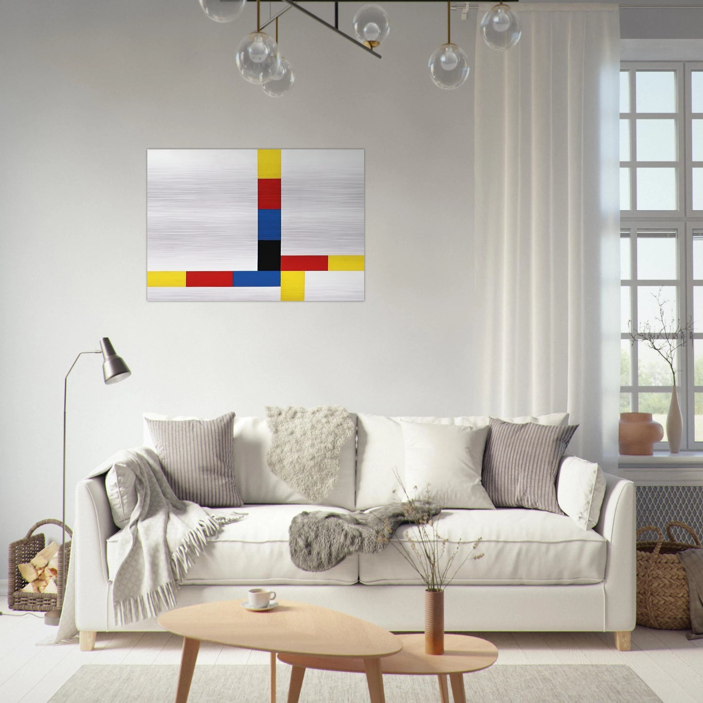1-4 um excentrum IV - 1969 - Max Bill Brushed Aluminum Print - 70x100 cm / 28x40 inches | Max Bill Aluminum Print | Max Bill Prints