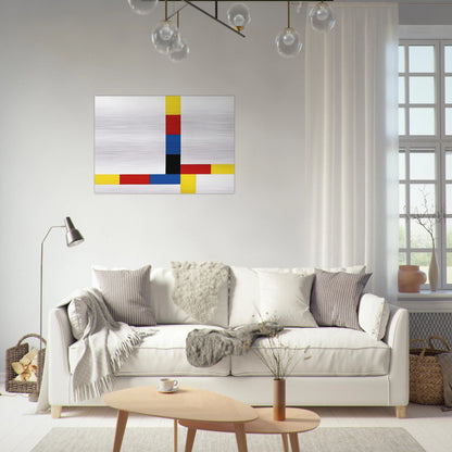 1-4 um excentrum IV - 1969 - Max Bill Brushed Aluminum Print - 70x100 cm / 28x40 inches | Max Bill Aluminum Print | Max Bill Prints