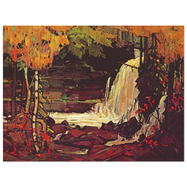 Tom Thomson - WOODLAND WATERFALL 1916  75x100 cm / 30x40inches Fine Art Poster