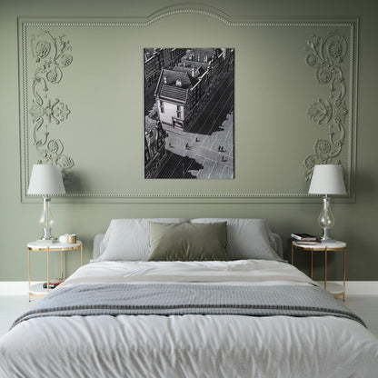 DELFT - MC Escher Brushed Aluminum Print - 70x100 cm / 28x40 inches | MC Escher Aluminum Print | MC Escher Prints | Maurits Cornelis Escher Prints