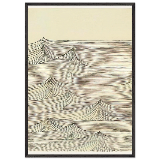 Untitled 2 N3 - Louise Bourgeois 70x100 cm / 28x40 inches Framed Art Print – Black Wooden Frame