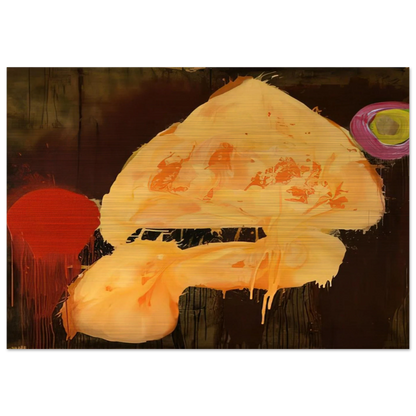 Quas 23.1.86 - 1986 - John Hoyland Brushed Aluminum Print - 70x100 cm / 28x40 inches | John Hoyland Aluminum Print | John Hoyland Prints