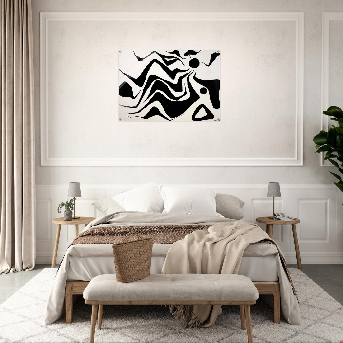 BLACK SUN 1953 - Alexander Calder Acrylic Print - 70x100 cm / 28x40″ inches