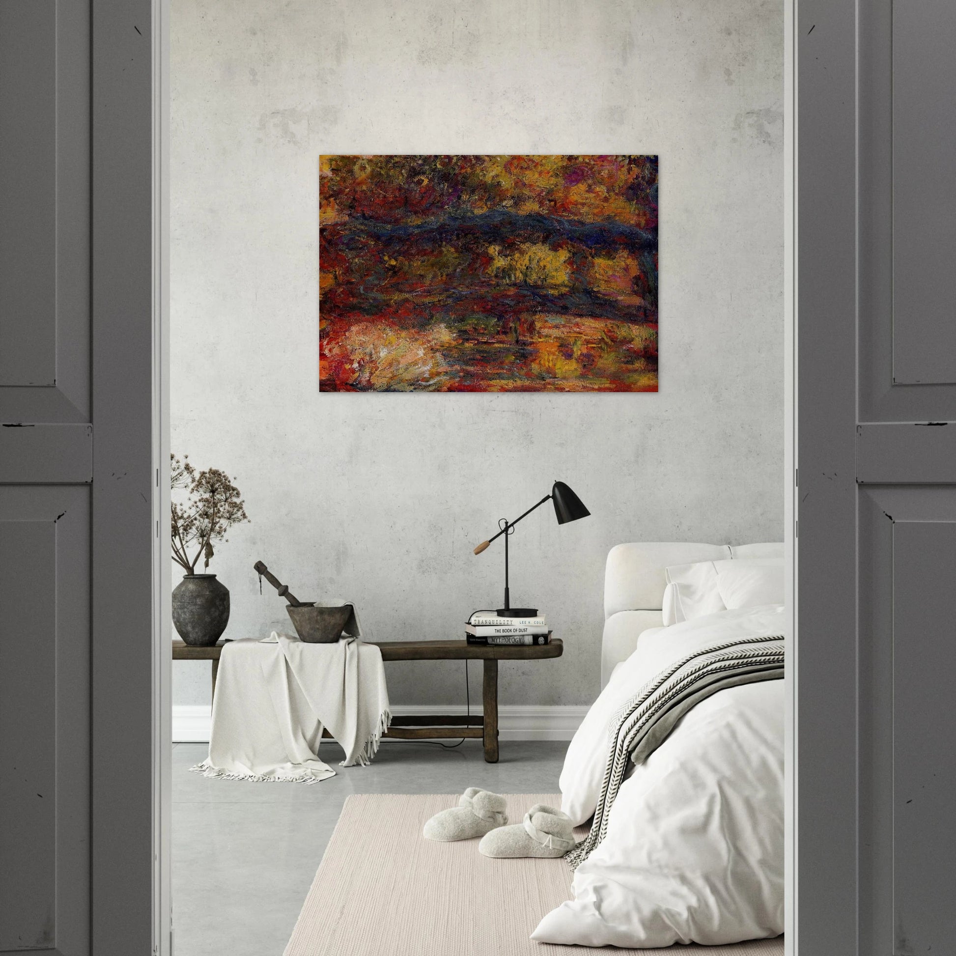 The Japanese Bridge 5 - claude monet Brushed Aluminum Print - 70x100 cm / 28x40 inches | claude monet Aluminum Print | claude monet Prints