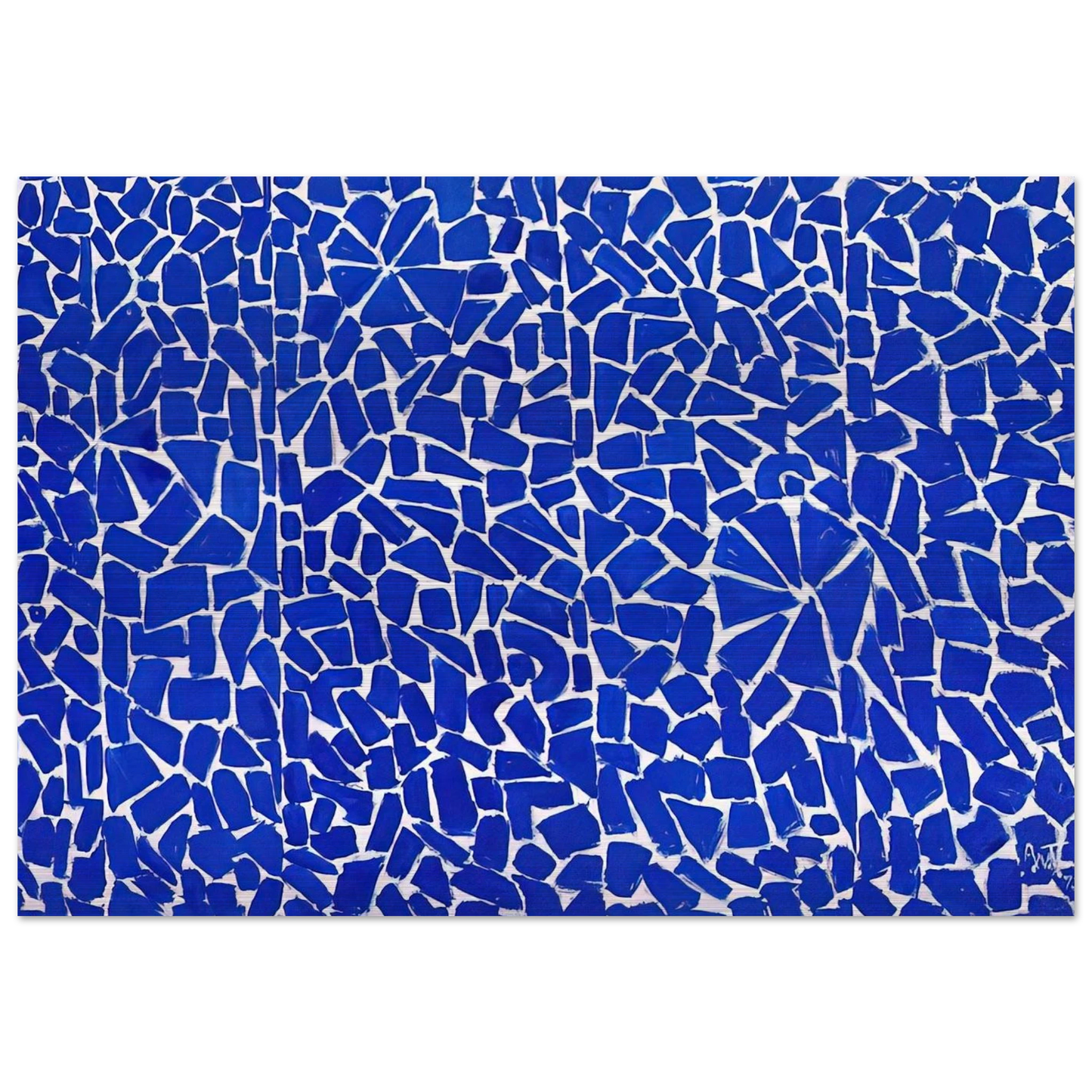 ELYSIAN FIELDS 1973 - Alma Woodsey Thomas Brushed Aluminum Print - 70x100 cm / 28x40 inches | Alma Woodsey Thomas Aluminum Print | Alma Woodsey Thomas Prints