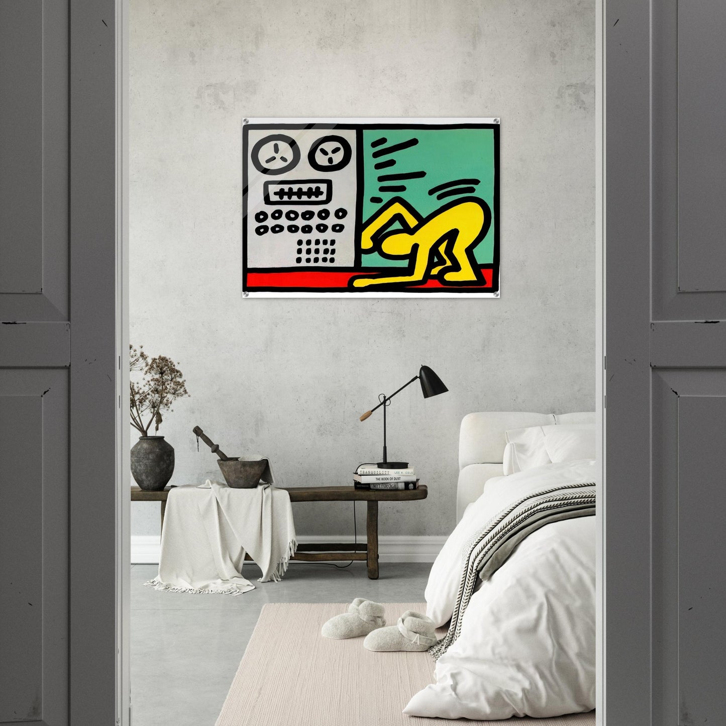 POP SHOP III 1989 - Keith Haring Acrylic Print - 70x100 cm / 28x40″ inches | Keith Haring Wall Art | Keith Haring Prints
