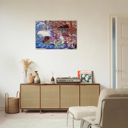 Manet II - Sam Gilliam Brushed Aluminum Print - 70x100 cm / 28x40 inches | Sam Gilliam Aluminum Print | Sam Gilliam Prints