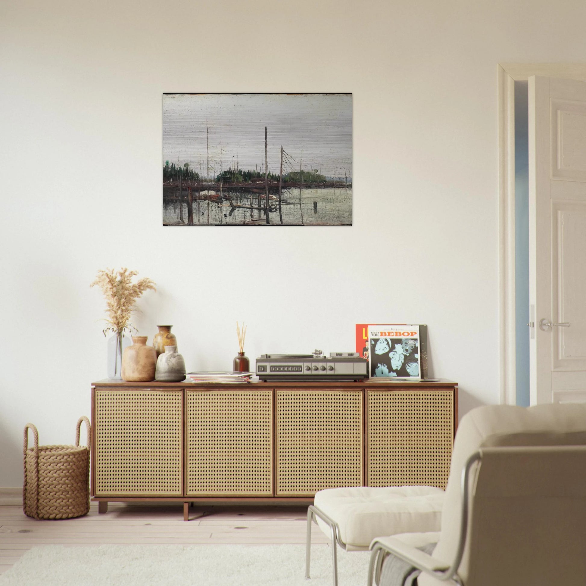 DROWNED LAND 1912 - Tom Thomson Brushed Aluminum Print - 70x100 cm / 28x40 inches | Tom Thomson Aluminum Print | Tom Thomson Prints