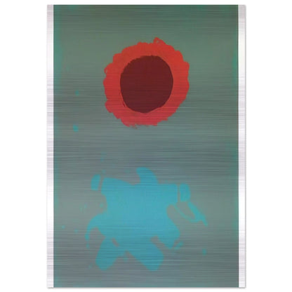 Chrome Green - 1972 - Adolph Gottlieb Brushed Aluminum Print - 70x100 cm / 28x40 inches | Adolph Gottlieb Aluminum Print | Adolph Gottlieb Prints