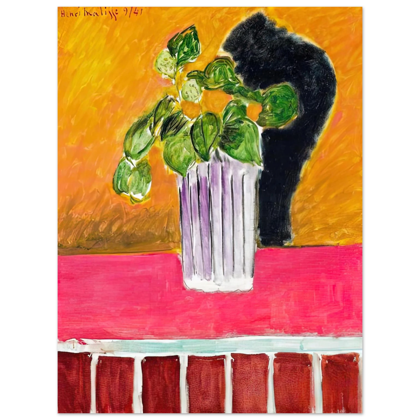 Henri Matisse - IVY BRANCH 1941  75x100 cm / 30x40inches Fine Art Poster