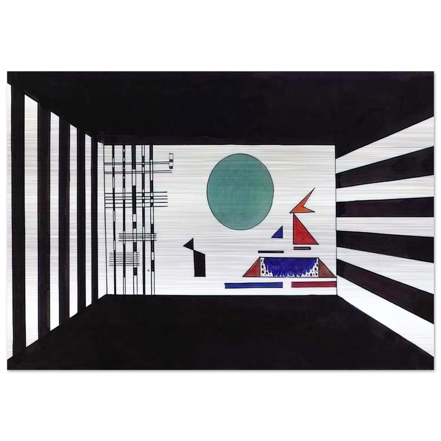 NOT_DETECTED_189367 - Wassily Kandinsky Brushed Aluminum Print - 70x100 cm / 28x40 inches | Wassily Kandinsky Aluminum Print | Wassily Kandinsky Prints