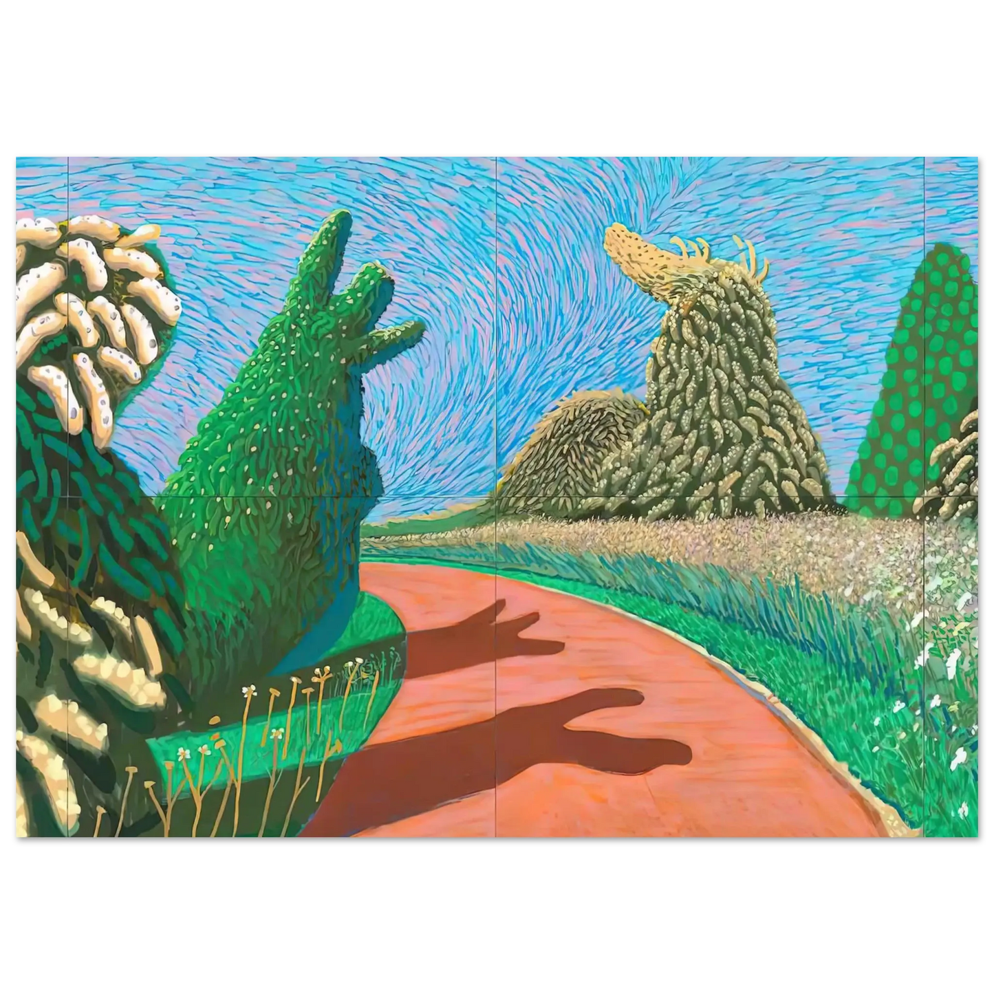David Hockney - David Hockney Wall art - 13x18 cm / 5x7 Inches - Fine Art Poster - -