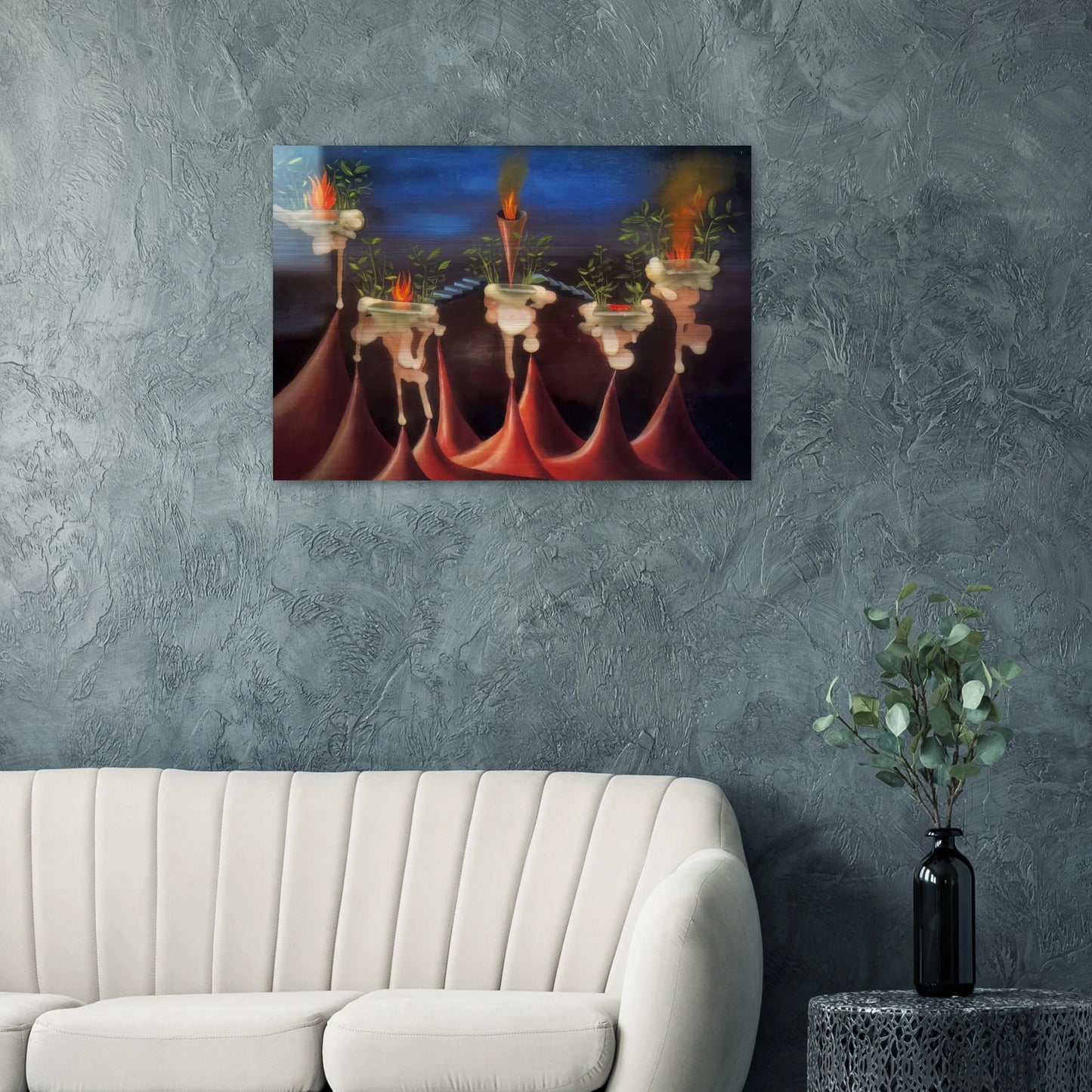 THE DESIRE - Remedios Varo Brushed Aluminum Print - 70x100 cm / 28x40 inches | Remedios Varo Aluminum Print | Remedios Varo Prints