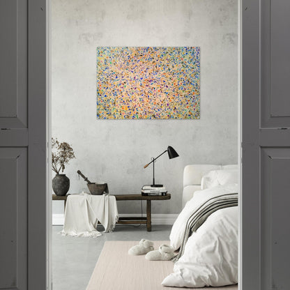 Untitled Suite 'Blancs' - 1973 - Simon Hantai Acrylic Print - 70x100 cm / 28x40″ inches