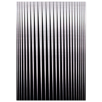 BREATHE 1966 - Bridget Riley Brushed Aluminum Print - 70x100 cm / 28x40 inches | Bridget Riley Aluminum Print | Bridget Riley Prints