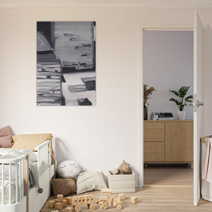 TOWNSCAPE 1968 4 - Gerhard Richter Brushed Aluminum Print - 70x100 cm / 28x40 inches | Gerhard Richter Aluminum Print | Gerhard Richter Prints