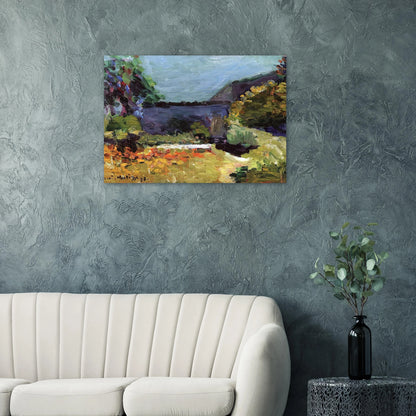 LANDSCAPE 1898 - Henri Matisse Brushed Aluminum Print - 70x100 cm / 28x40 inches | Henri Matisse Aluminum Print | Henri Matisse Prints