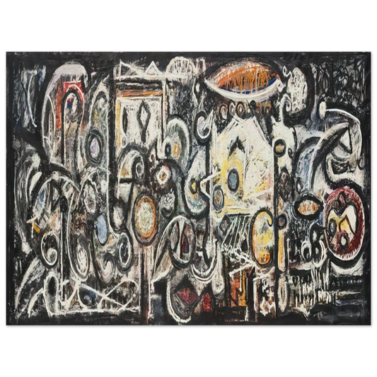 Richard Pousette-Dart - Fugue Number 2 - 1943  75x100 cm / 30x40inches Fine Art Poster