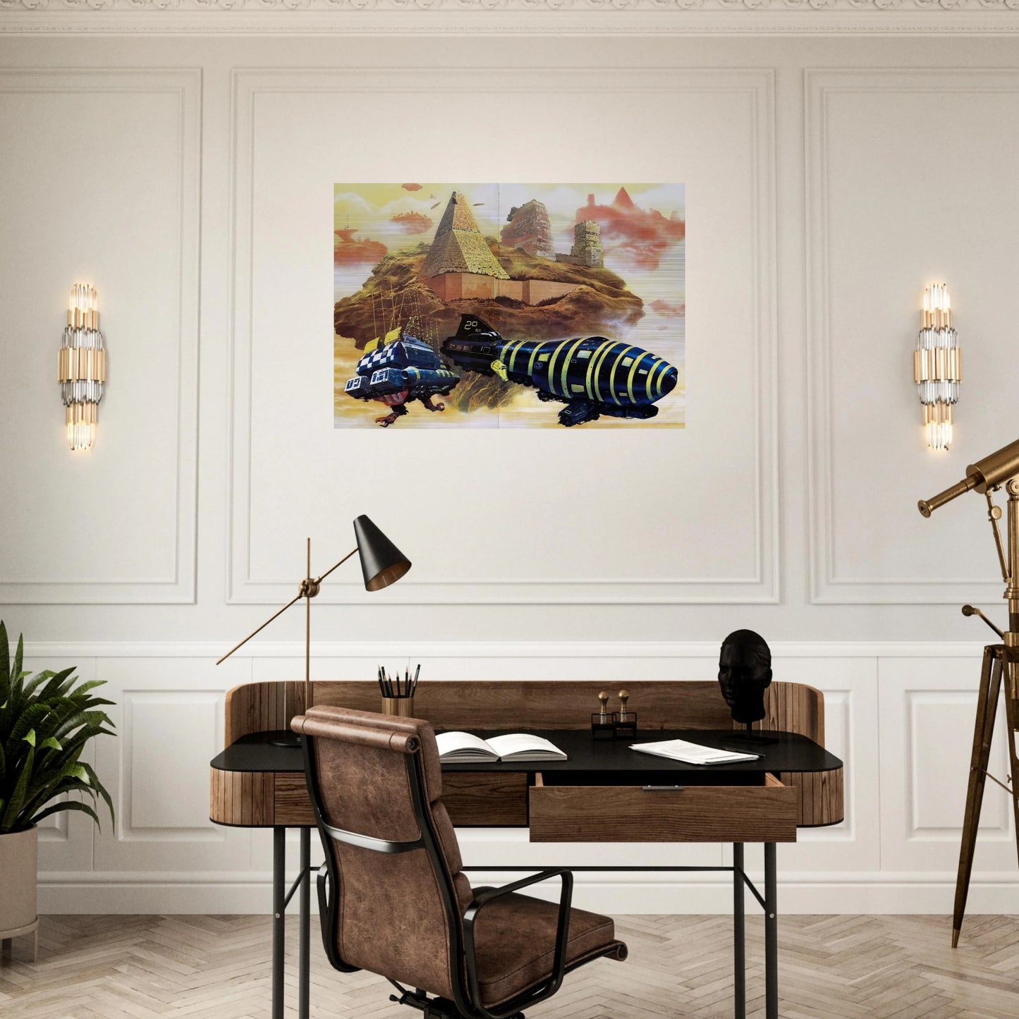 Chris Foss - Chris Foss Brushed Aluminum Print - 70x100 cm / 28x40 inches | Chris Foss Aluminum Print | Chris Foss Prints