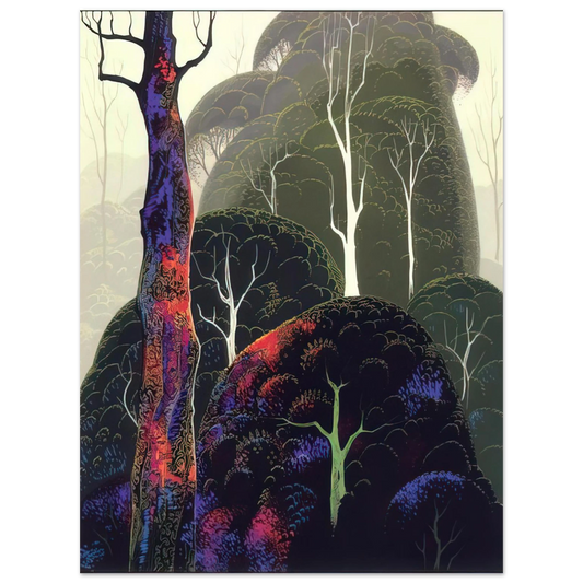Eyvind Earle - Early Autumn  75x100 cm / 30x40inches Fine Art Poster