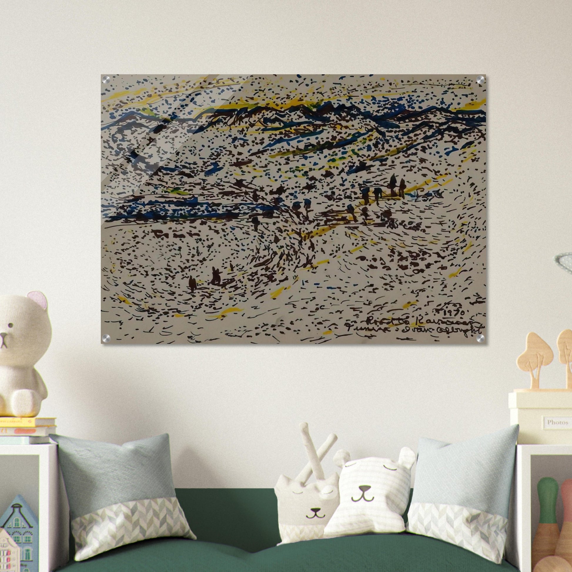 ROAD TO KAIROUAN TUNISIA 1970 - Ivan Albright Acrylic Print - 70x100 cm / 28x40″ inches