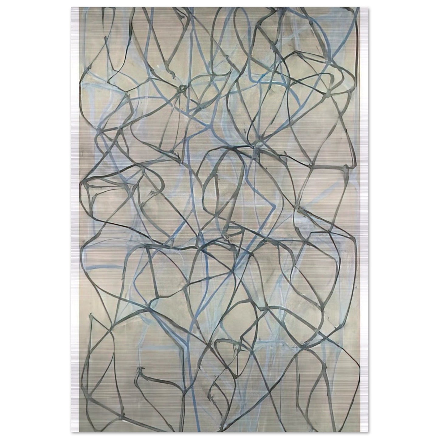 The Studio - 1990 - Brice Marden Brushed Aluminum Print - 70x100 cm / 28x40 inches | Brice Marden Aluminum Print | Brice Marden Prints