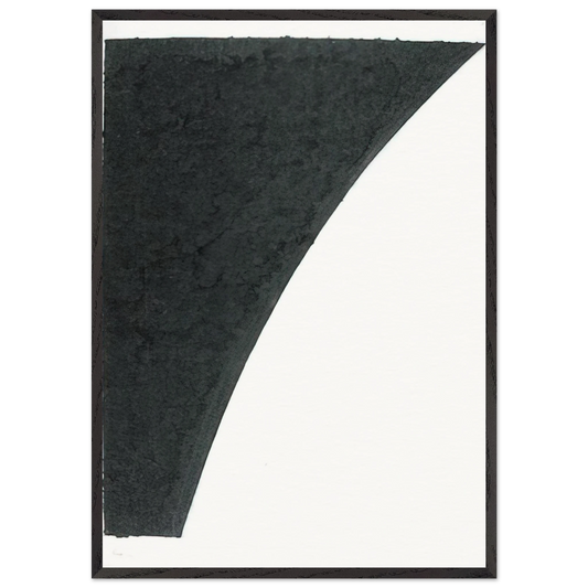 Colored Paper Images I from the series Colored Paper Images - Ellsworth Kelly 70x100 cm / 28x40 inches Framed Art Print – Black Wooden Frame