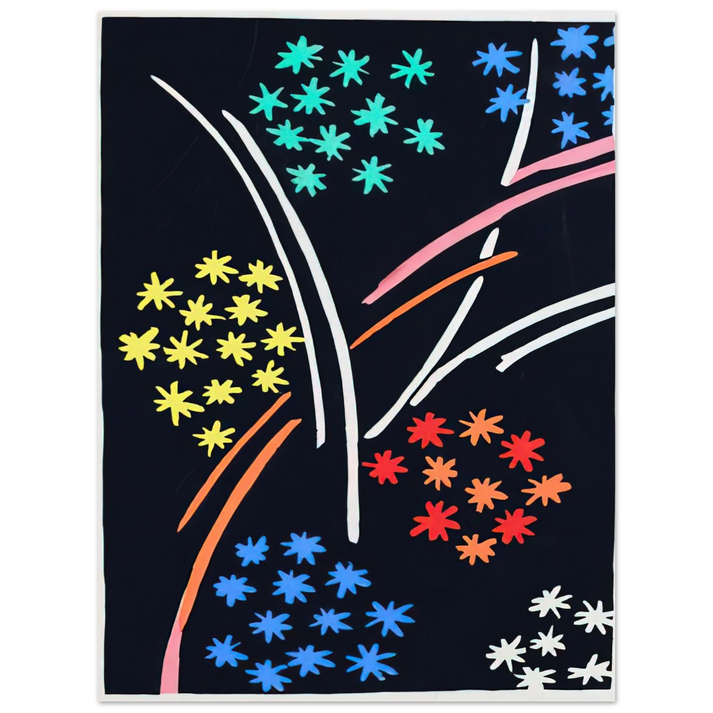 Sonia Delaunay - COMPOSITION 35  75x100 cm / 30x40inches Fine Art Poster