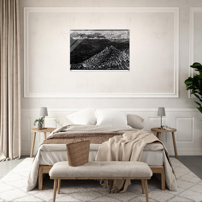 MORANO CALABRIA - MC Escher Acrylic Print - 70x100 cm / 28x40″ inches | Maurits Cornelis Escher Prints