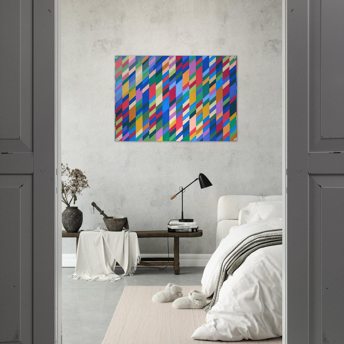 NATARAJA 1993 - Bridget Riley Acrylic Print - 70x100 cm / 28x40″ inches